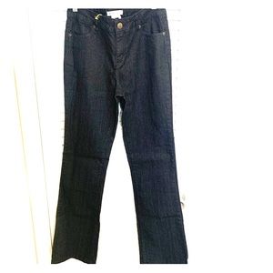 BCBG Dark Denim Flare Pants